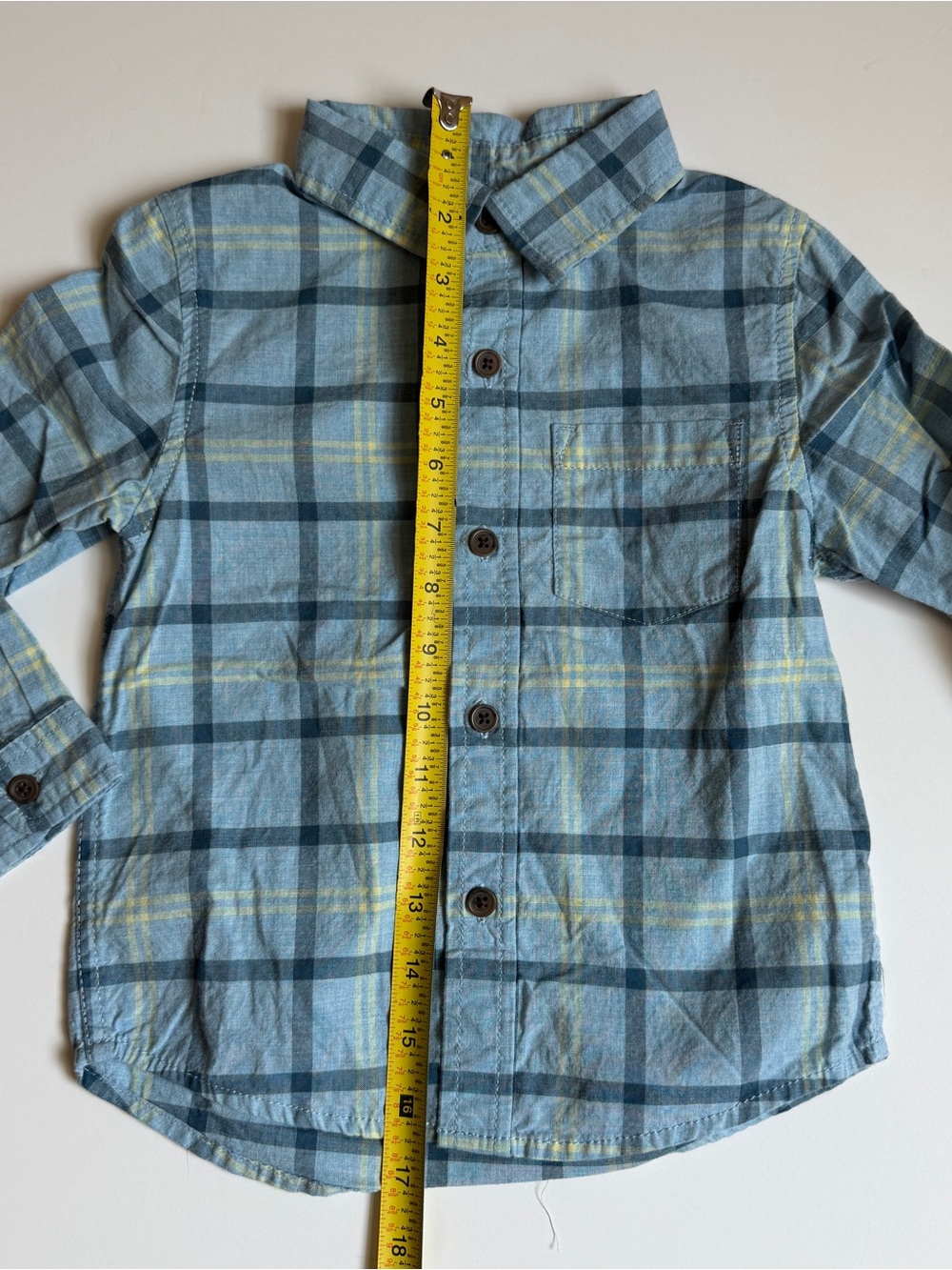 Bundle Cat & Jack and Crewcuts Boys Size 3T Gingham Button Down Shirts - Picture 10 of 15